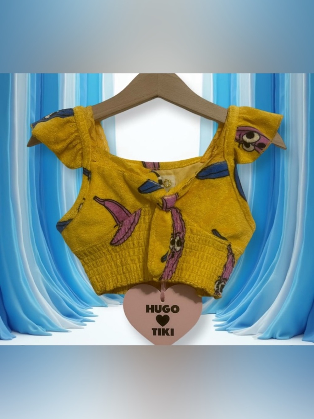 NEW with tags Hugo Loves Tiki Banana Terry Swim
Top
2T
Yellow